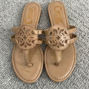 Circus by Sam Edelman Nude Patent Sandals- 8